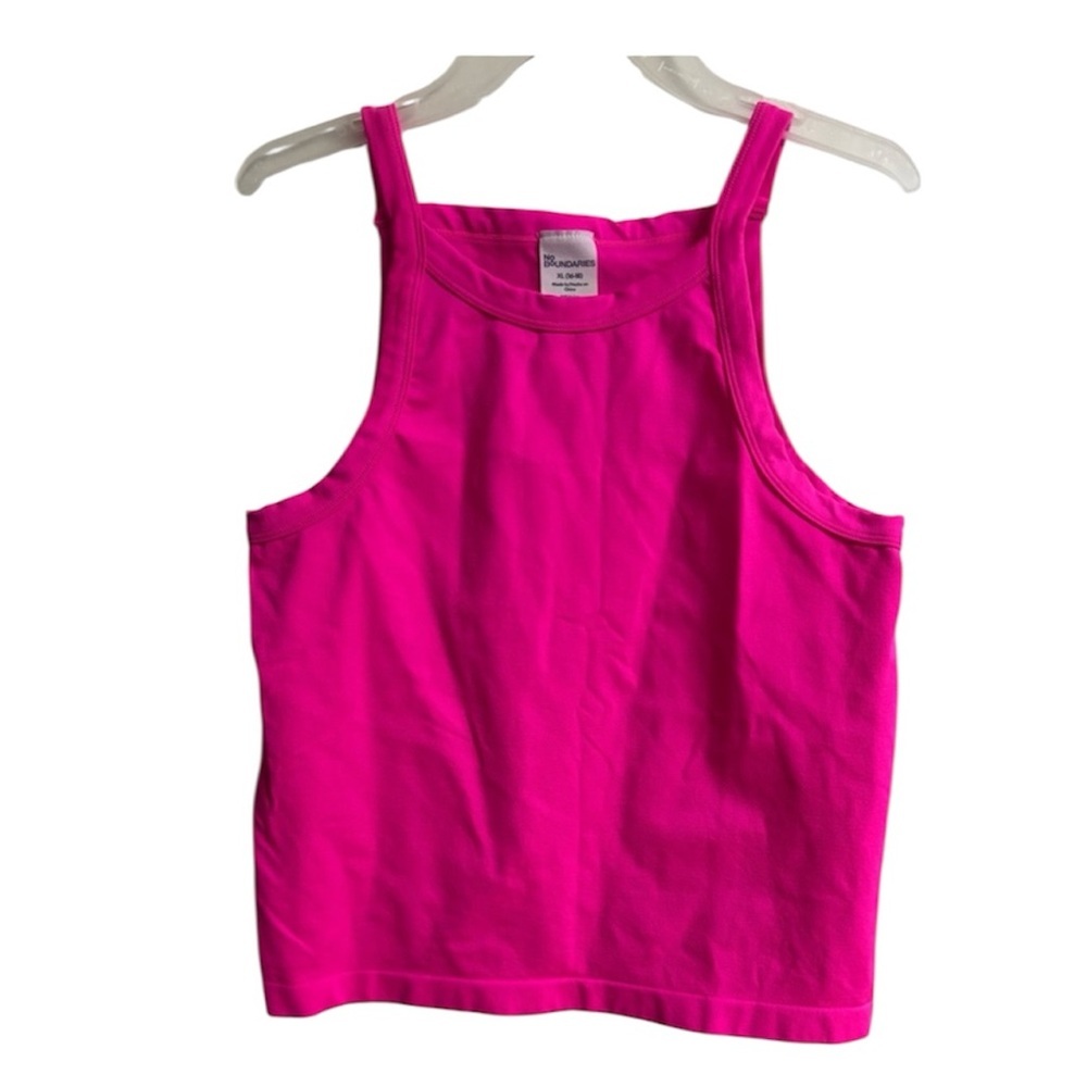 No Boundaries Fuchsia Sleeveless Top